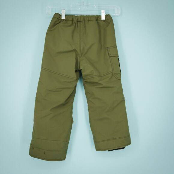 Obermeyer Size 5 Olive Army Green I Grow Pull On Drawstring Winter Snow Pants - Picture 4 of 9